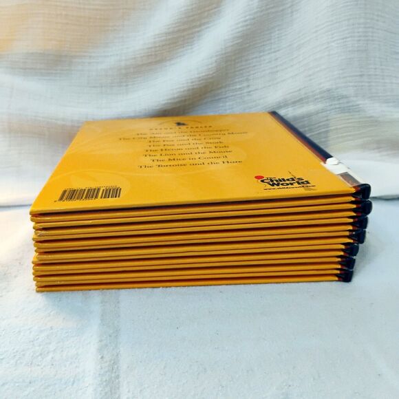 Aesops Fables 7 Book Set Graham Percy Hardcover - Picture 6 of 8